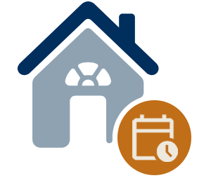 House-Calendar-Clock-Icon
